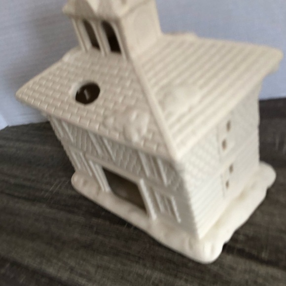 Vtg Partylite Bisque Victorian Manor - Picture 5 of 14